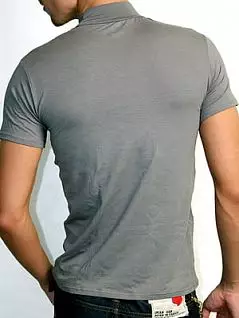 Мужская серая футболка с воротником-стойкой Doreanse For Everyday 2730c30 распродажа